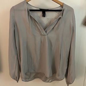 100% silk top White House Black Market